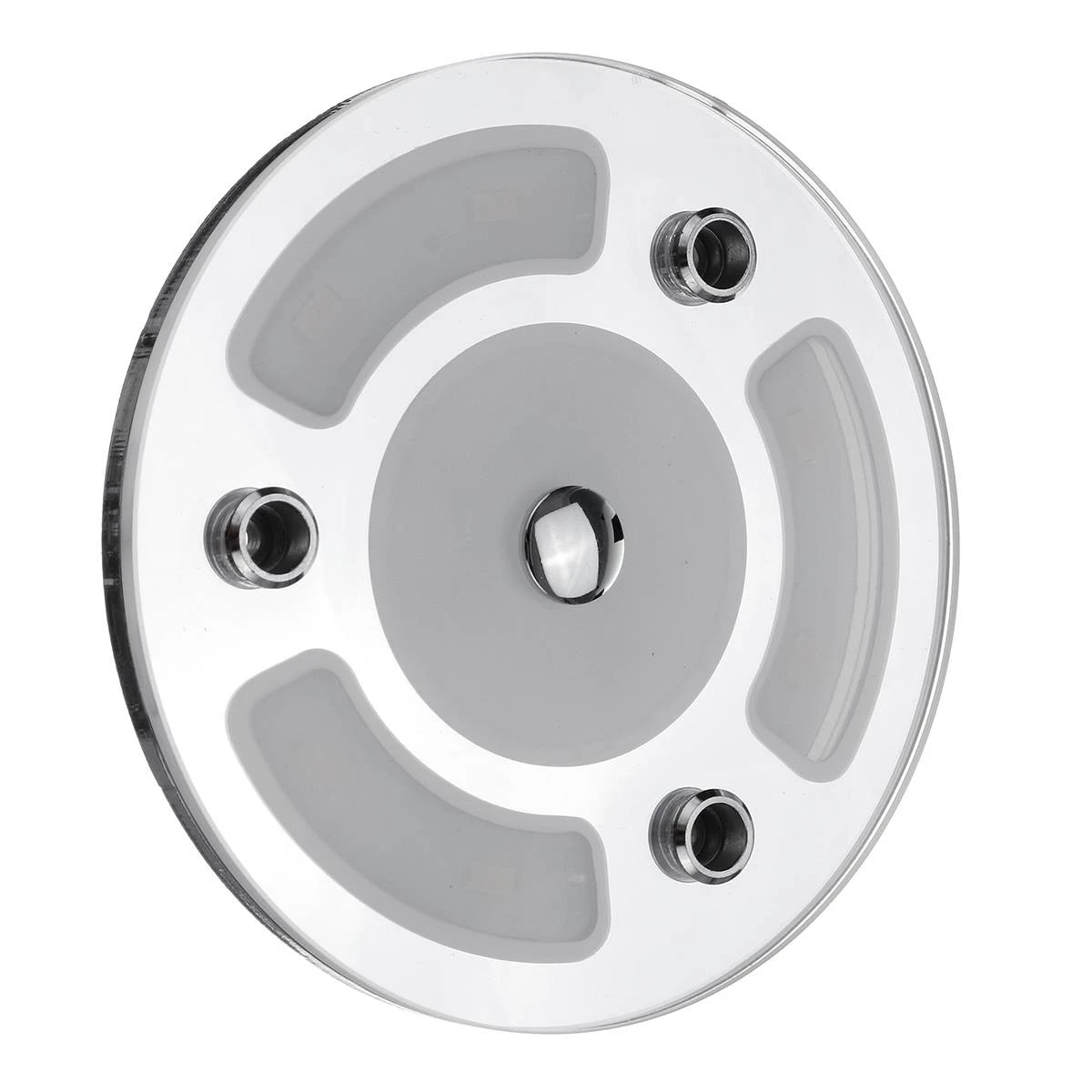 Dual Blue/White/Warm Touch-Dimmer LED Lamp 12-30V DC LED Circular Roof Ceiling Light Caravan RV Motorhome Marine 3000K