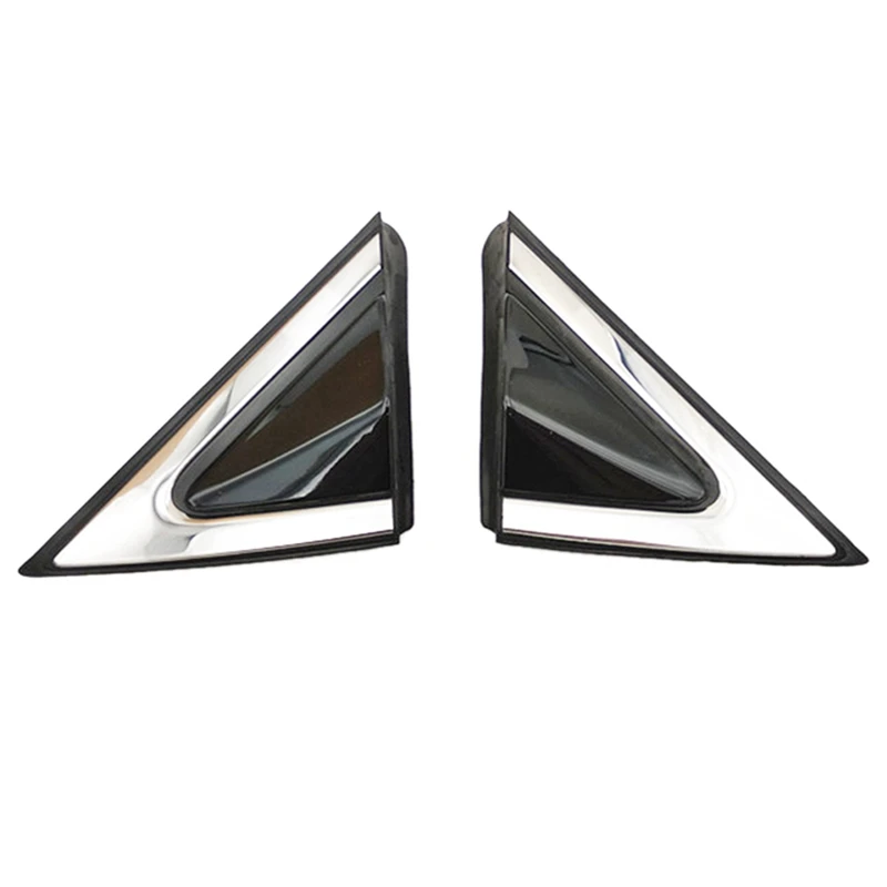 Side Delta Garnish Molding Assy Triangle Plates Trim For Hyundai 2013-2016 Santa Fe DM 861802W000 861902W000