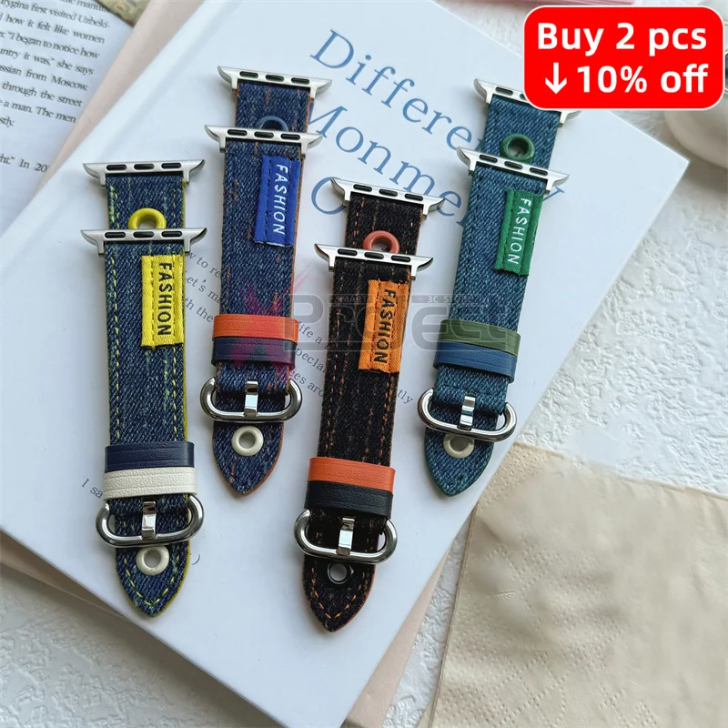 

Band For Hello Watch 3 Pro Plus Strap Cowboy Nylon Fashion Hello plum 4 Plus Men Women H14 H13 Ultra H12 PRO Plus Bracelet Belt