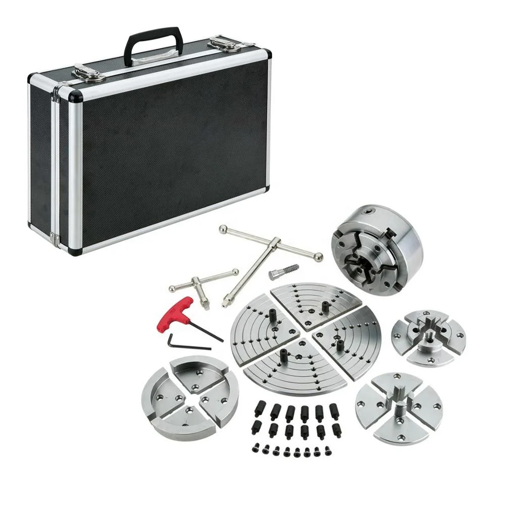 Item #LA30 140mm High Quality 4 Jaw Wood Turning Lathe Chuck Set