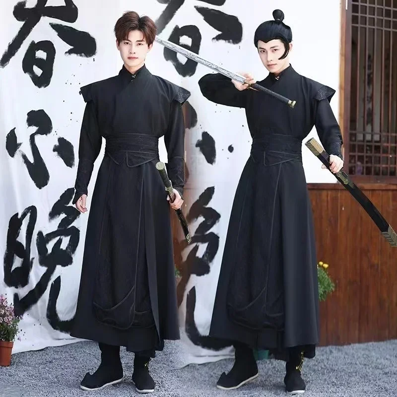 2025 أنيمي موران Heixuan Zhouhui الملابس فستان المتخصصة الأولاد الظلام المبارز بطل شاب عرض الملابس قوة سوداء تأثيري Cotsume #1