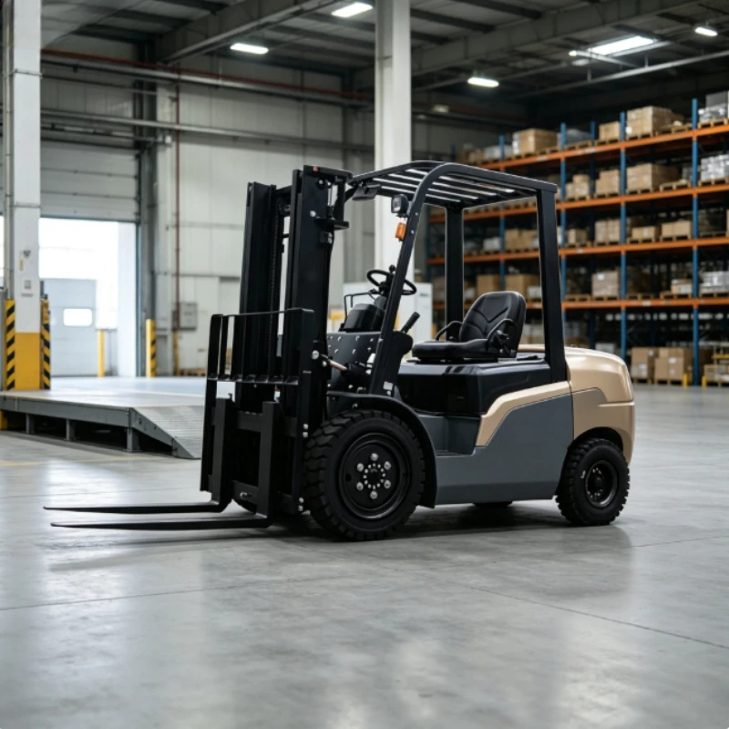 2-3 Ton 5m Lifting Full Electric Reach Forklift Warehouse Stable Safe Multi-layer Rack Cargo Lifting Vehicle
