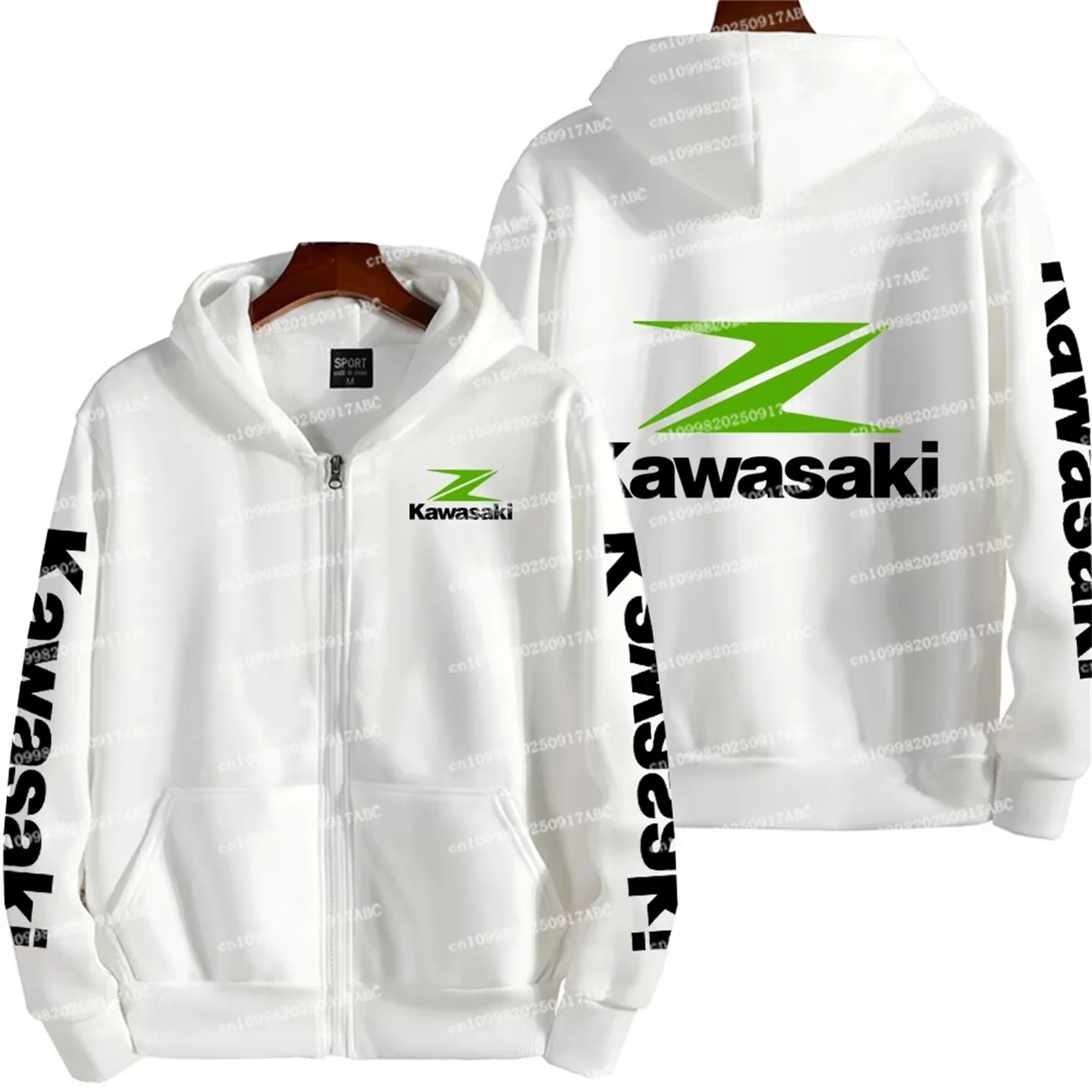 

（Kawasaki ）Men's Hoodie Kawasaki Hooded Kawasaki ZipperHoodie Men's New Sports Hoodie Women's Zipper Hoodie Couple Jacket coat