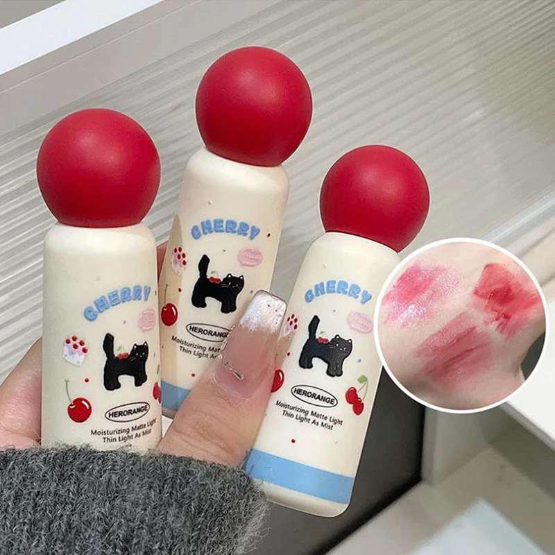 HERORANGE Meow Whisper Mirror Lip Gloss - Nawilżający, długotrwały, wodny połysk, idealny na wiosnę/lato