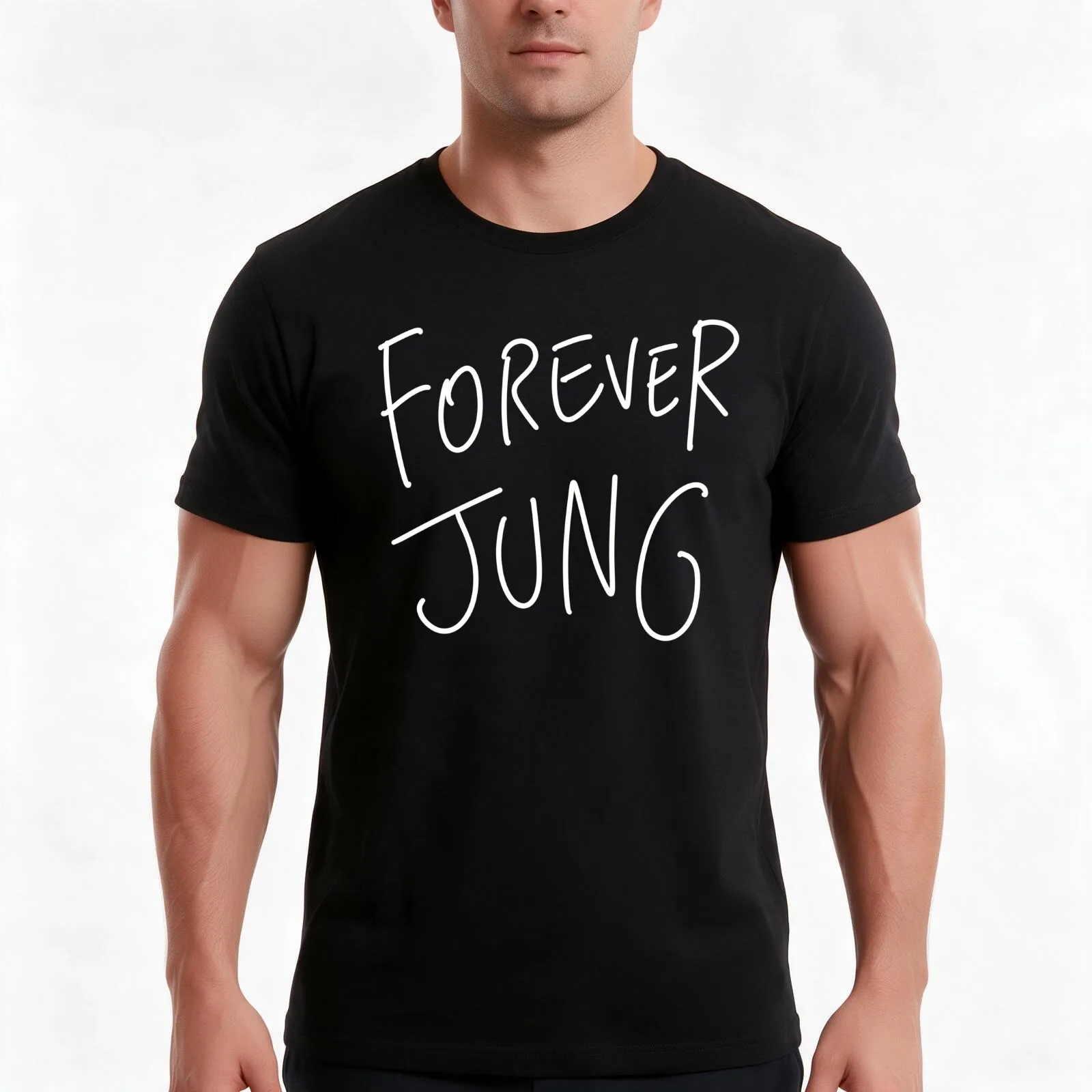 Forever Jung - Carl Jung - Jungian Psychology Teacher (Big edition) T-Shirt, Summer Casual Cotton Tee, Oversized Streetwear Tops