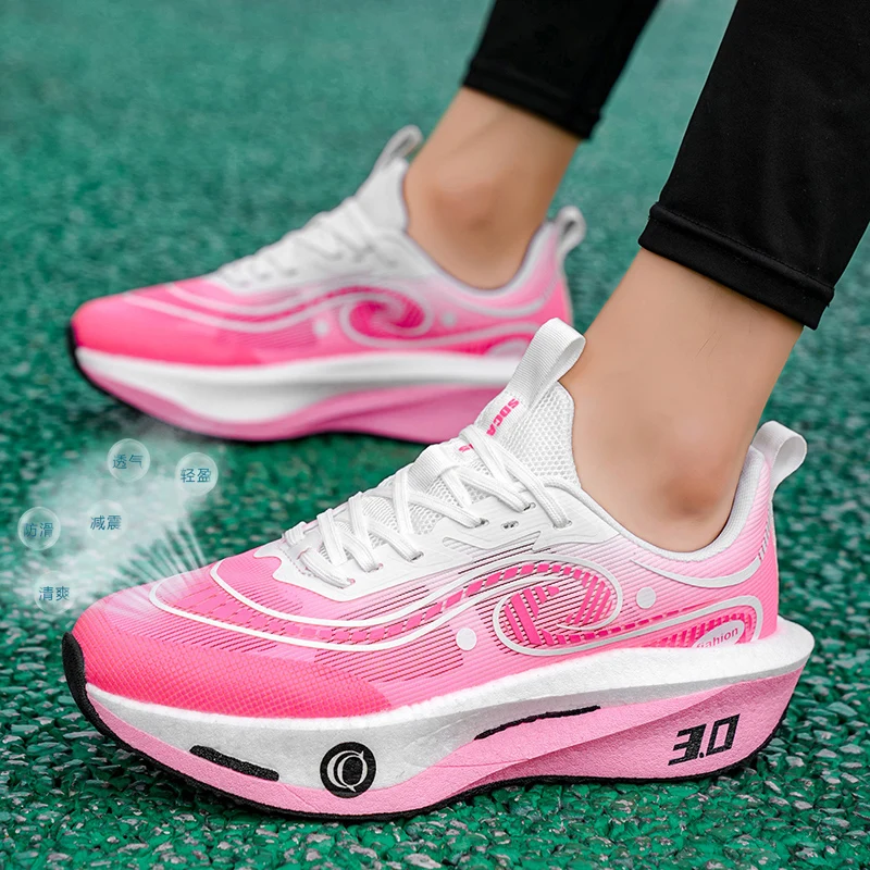 Professionele loopschoenen voor heren Groen Oranje Wandelschoenen Joggingschoenen Man Luxe merk sportschoenen Trainingsschoen voor heren