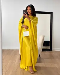 Abaya de mariposa brillante en 20 colores, cinturón interior, vestido de fiesta musulmán, Abayas de verano para mujer, Dubai, traje islámico turco de lujo, bata caftán