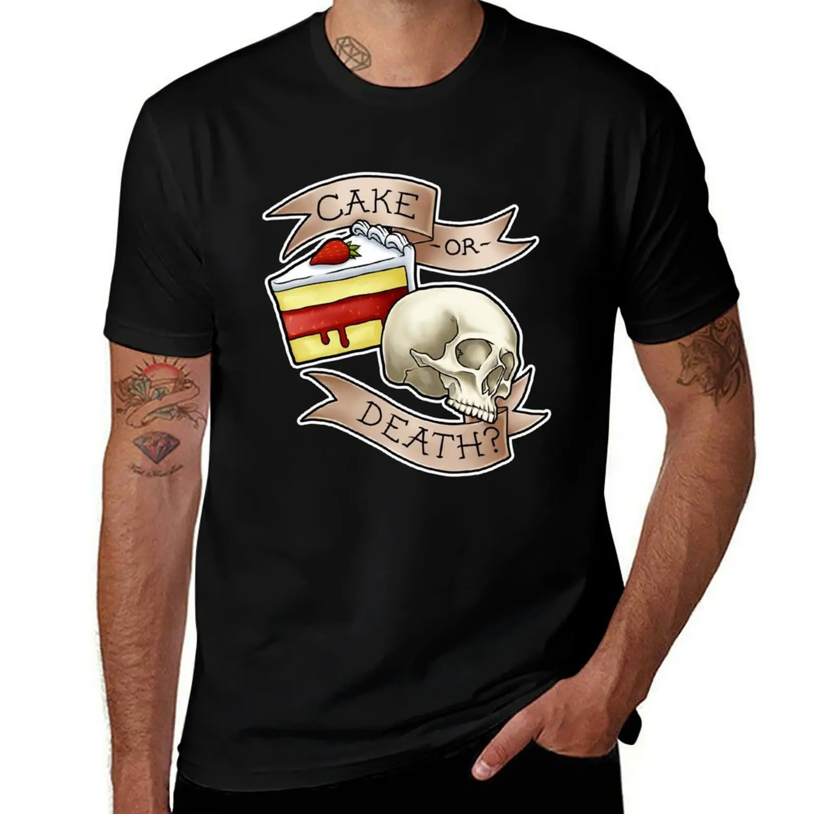 Cake or Death? T-Shirt t shirt personalised T-Shirt