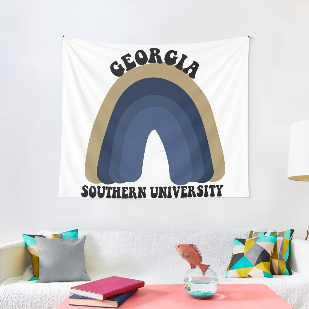 

Georgia Southern Rainbow Tapestry Room Decoration Aesthetic Decoration Pictures Room Wall Wall Art Decoration Bedroom Tapestry