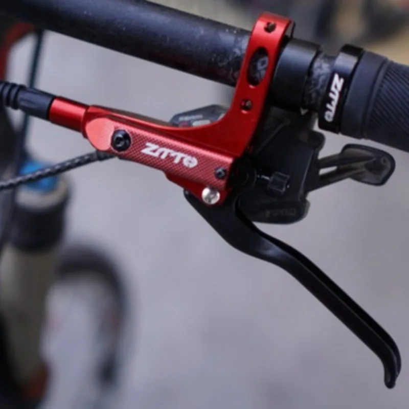 

CNC Four-piston Oil Brake Oil Disc Mountain Bike Double Brake Aluminum Alloy Durable Bicycle Brake Lightweight Bicycle Parts