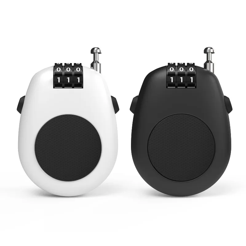 Retractable Steel Wire Rope Combination Cable Lock P40 for Suitcase Motorcycle Helmet Luggage Car Ski Sleigh Security Padlock