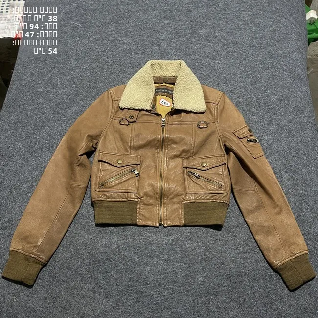 スリムフィット シープスキン ジャケット レディース ストリート スタイル ヴィンテージ スタンドカラー ミディアム丈 ジッパーコート ロングスリーブ カジュアル アウター