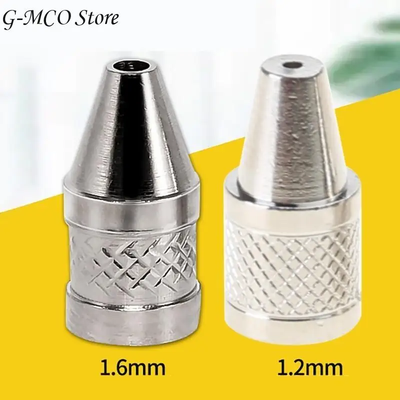 68ue 5pcs 1.6mm/1.2mm لحام لحام الحديد فوهة شفط للفراغ الكهربائي