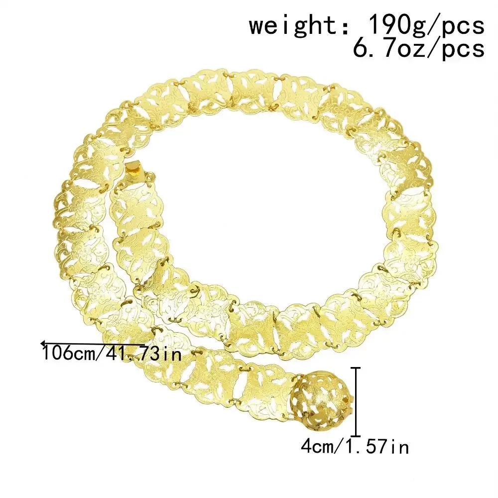 التقليدية الفضة العرقية نمط حزام التقليدية ماليزيا الذهب حزام شرابة المعصم مجوهرات سلسلة الخصر المعدنية مهرجان التبعي #6