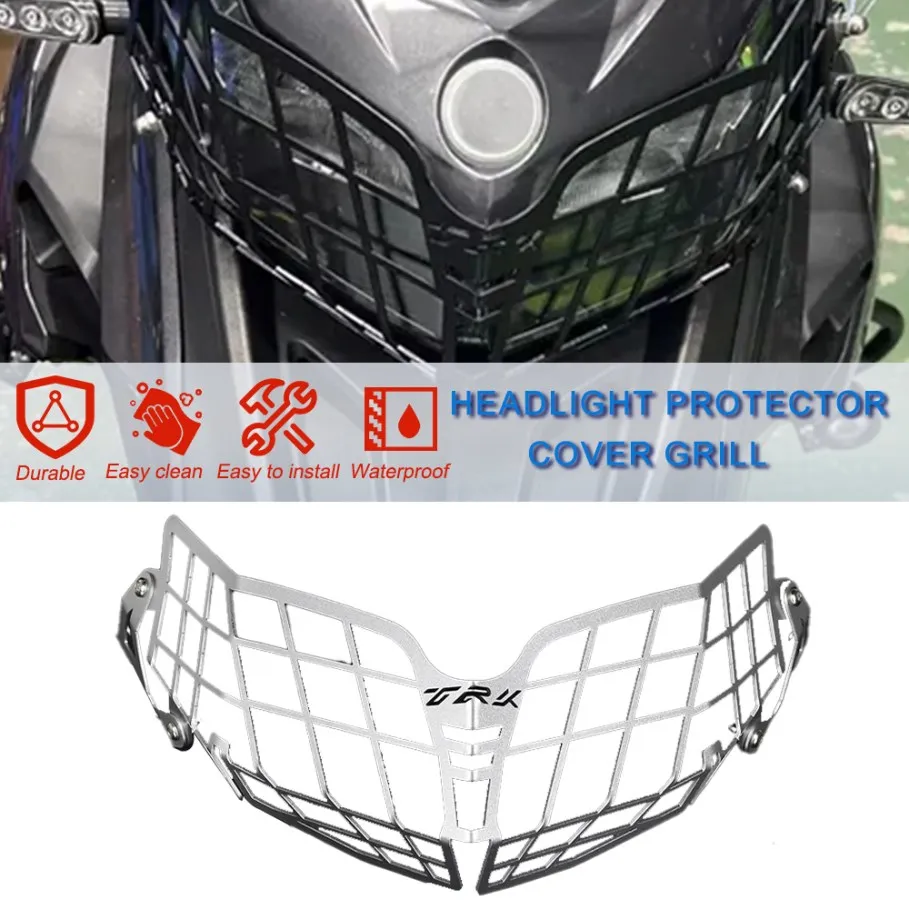 

2022 2023 2024 Motorcycle For Benelli TRK502 TRK502X TRK 502 502X 2018-2021 Headlight Protector Grille Guard Cover 2019 2020