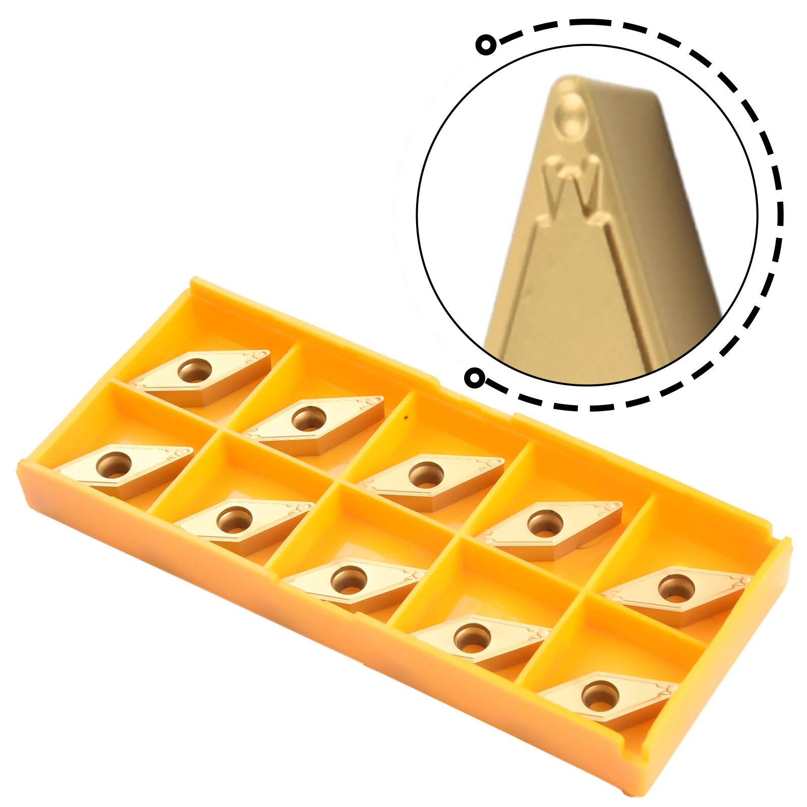 VBMT160408 HQ Indexable Carbide Insert with Geometry Optimized for Smooth Cutting Action and Reduced Power Consumption