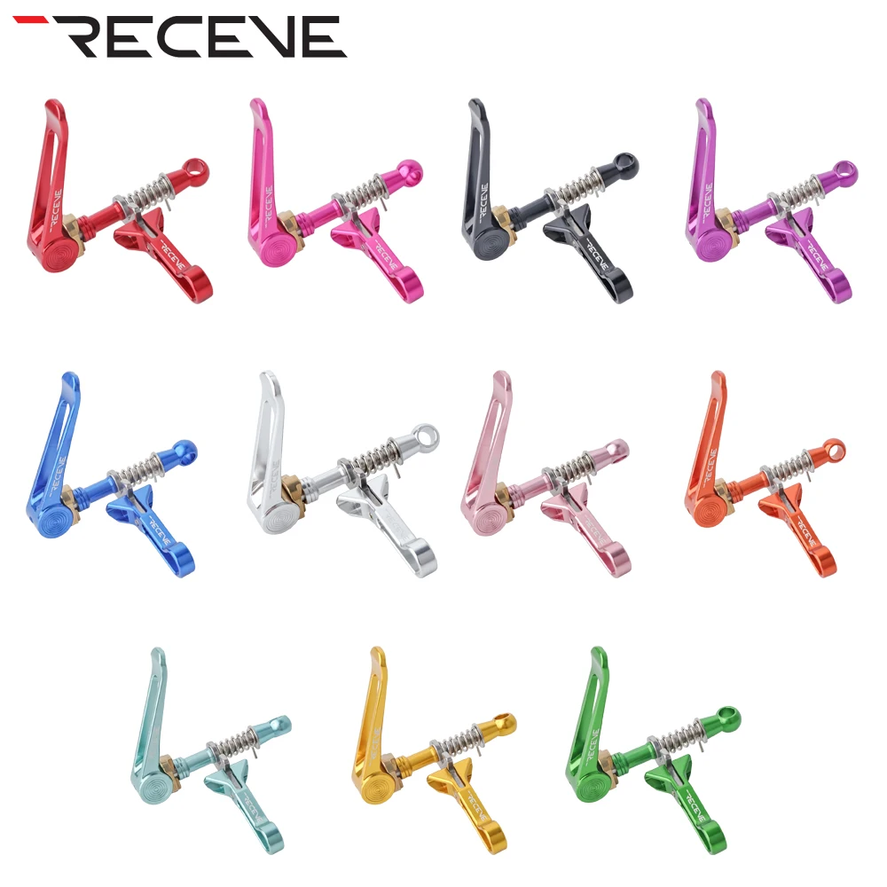 RECEVE Folding Bike Seatpost Clamp Quick Release Seat Close Titanium Alloy Bicycle Saddle Closure BMX Frame Clip For Brompton