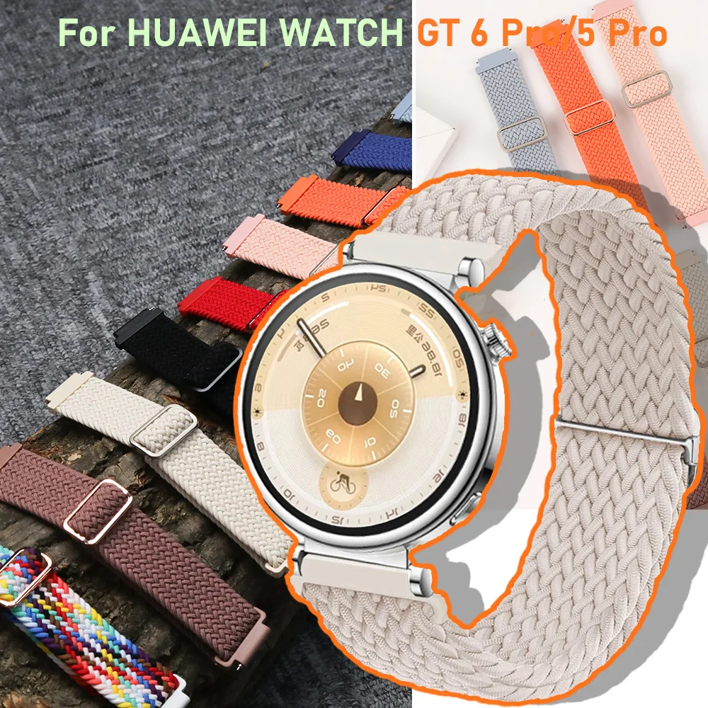 18 mm 22 mm Band für Huawei Watch GT 6 Pro/5 Pro/4Pro/3Pro 46 mm Sportarmband geflochtene Correa HUAWEI Watch 4/5/GT6/3 41/46 mm Armband