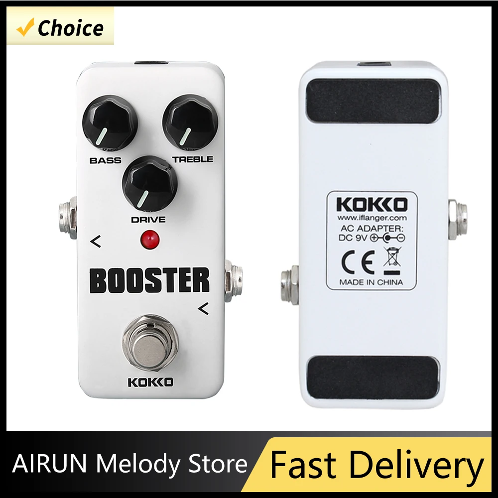

KOKKO FBS-2 Band Eq Booster Педаль эффектов для электрогитары Двухсегментное устройство эффектов Eq True Bypass Аксессуары для электрогитары ﻿