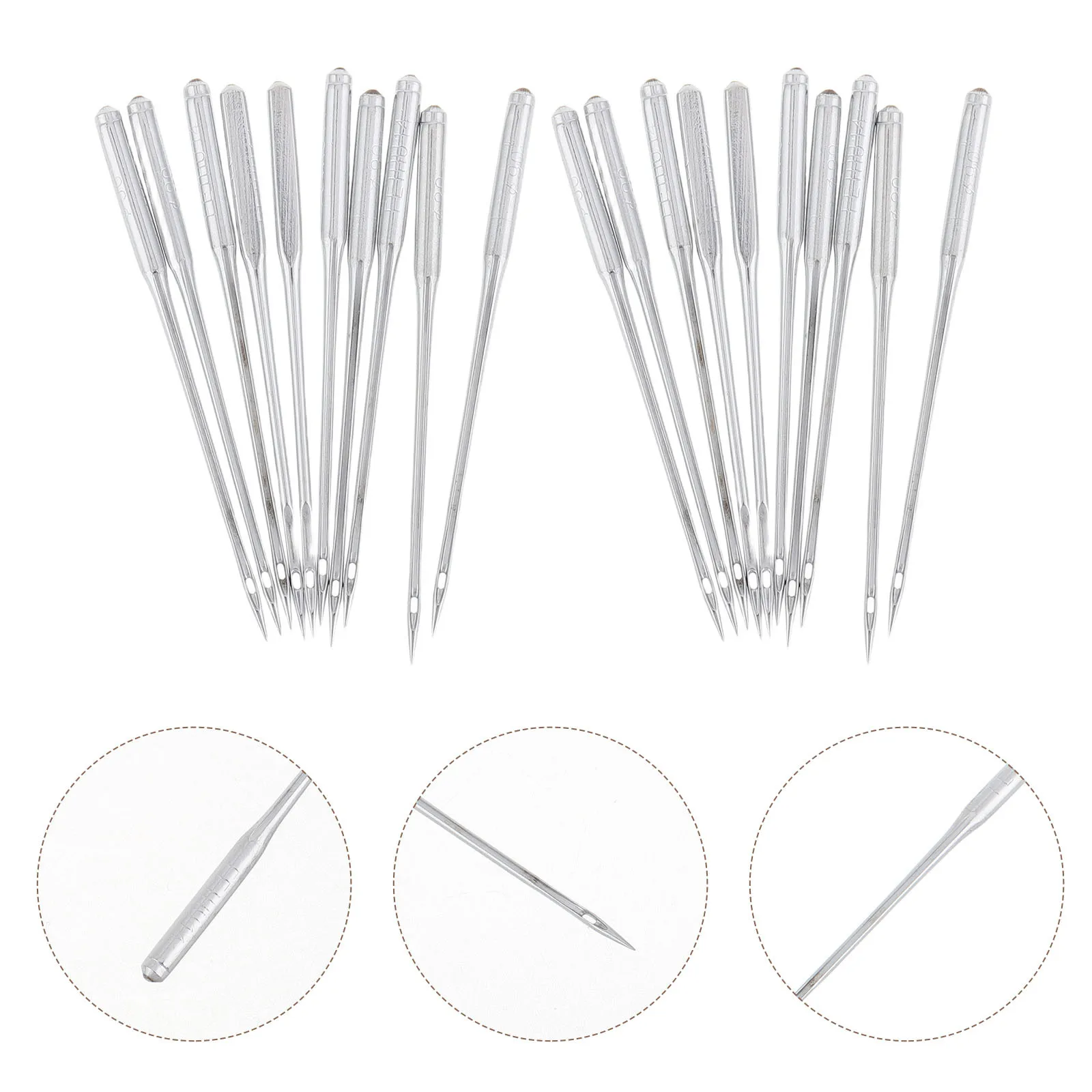

60Pcs Home Sewing Machine Needles Universal Heavy Duty Steel Needles for Cotton Silk Linen Fabric Electric Vintage Machine DIY
