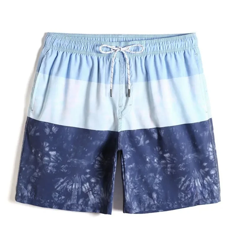 Men's Summer Beach Drawstring Swim Shorts Outdoor Sports Pants