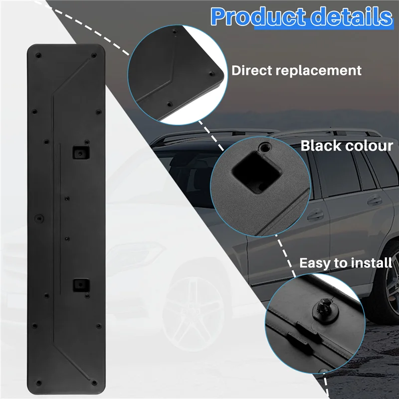 

Reliable-Car Front Bumper License Plate Bracket Holder For Mercedes-Benz GLK-Class X204 2009-2015 2048850281