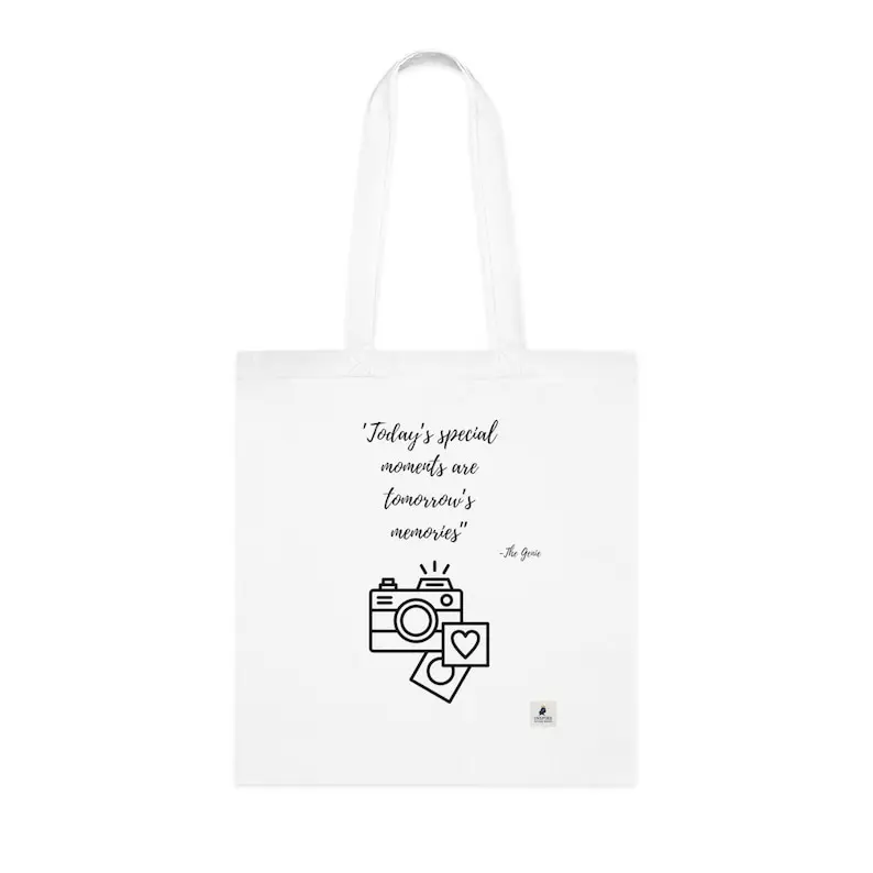 

Inspirational Quote Canvas Tote Bag Reusable Shopping Bag Motivational Gift