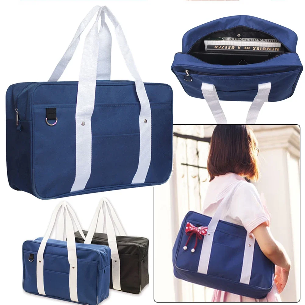 Japanese College Student Bags School Bag JK Commuter Bag Briefcase Anime Cospaly Costume Shoulder Tote Bags Messenger Handbags