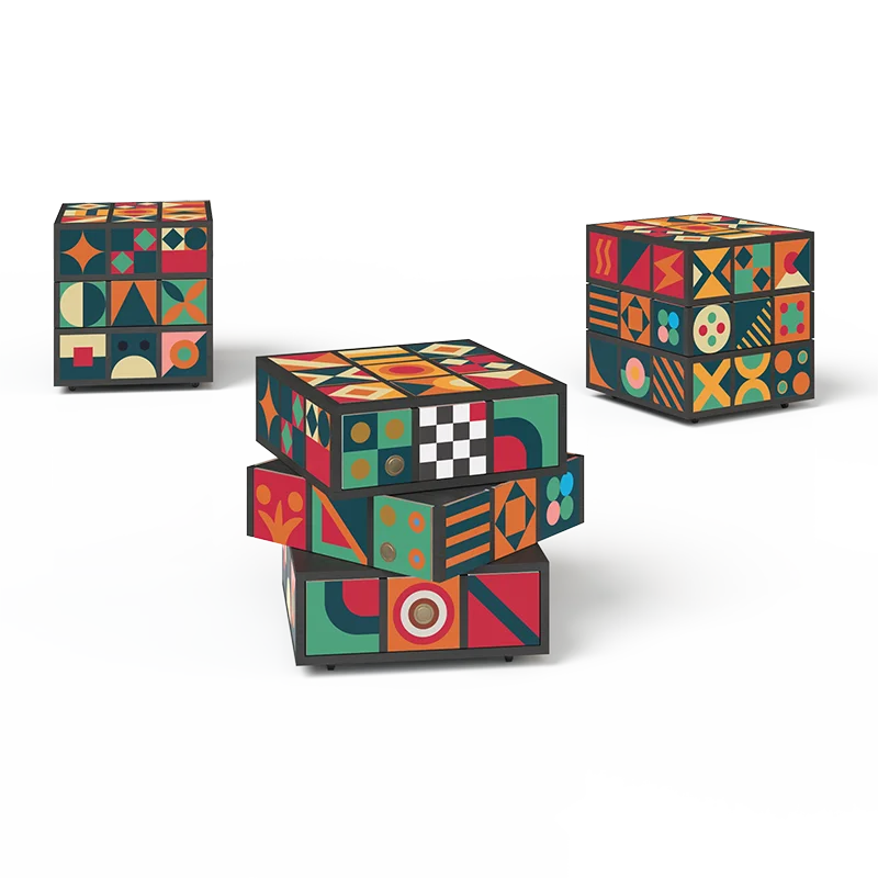 

Creative New Model Nightstands Storage Aesthetic Bedroom Bedside Table Unique Luxury Velador De Dormitorio Bedroom Furniture