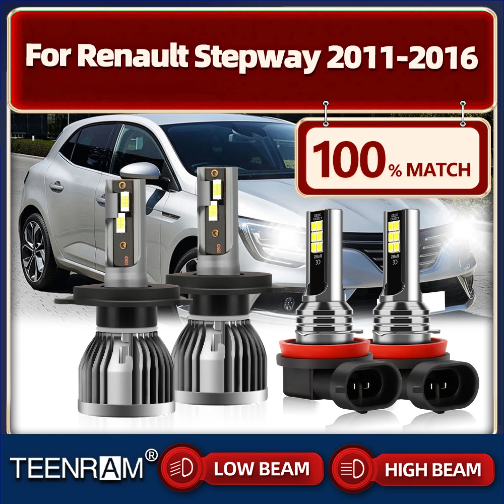 

240W Canbus Car Lights 40000LM Auto LED Headlight Bulbs 12V Fog Lamps For Renault Stepway 2011 2012 2013 2014 2015 2016