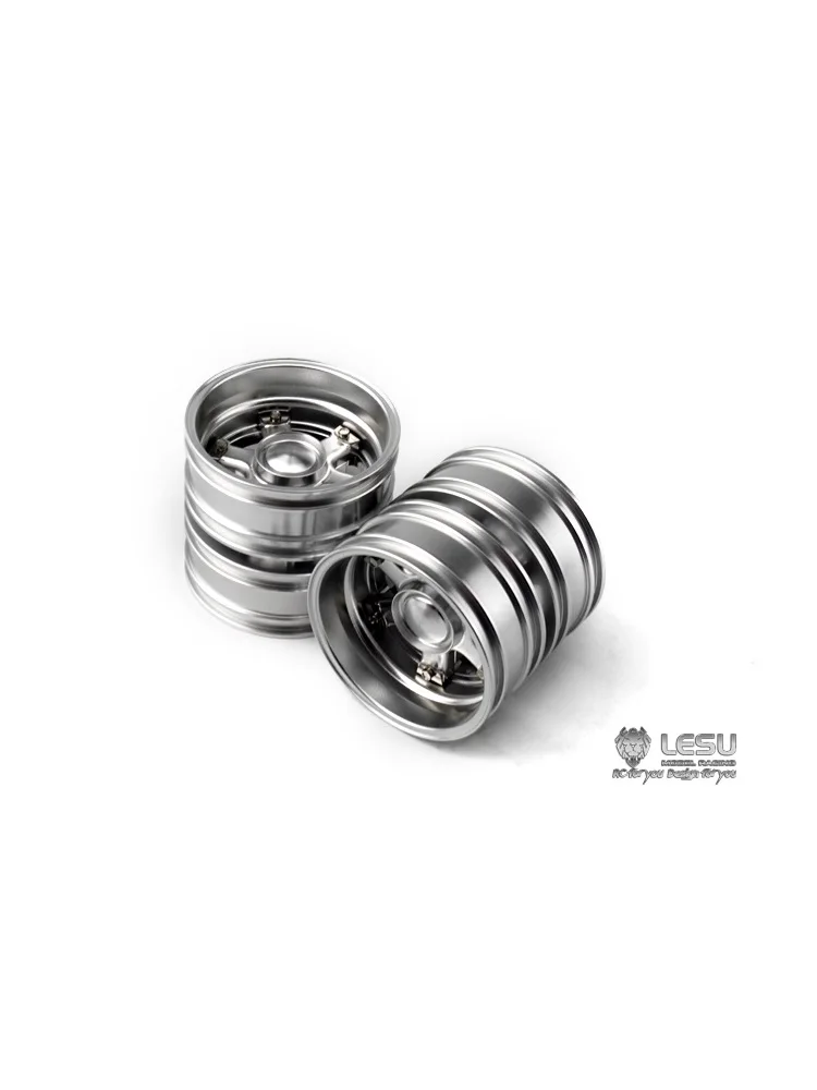 LESU For 1/14 American Tamiya tractor truck aluminum alloy wheel modification accessories