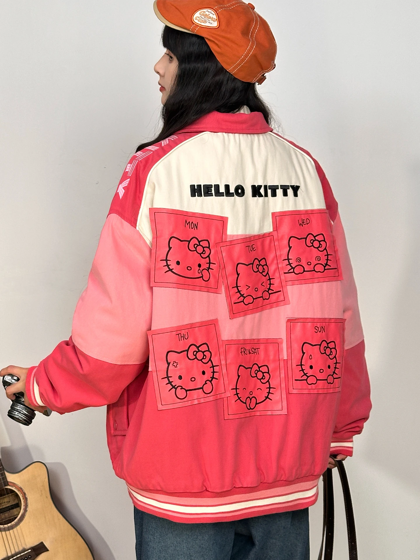 

Warm Casual HelloKit Collar Cotton Jaet Women's Thi Outerwear Original Winter New Sle Street Sle Loose Fit