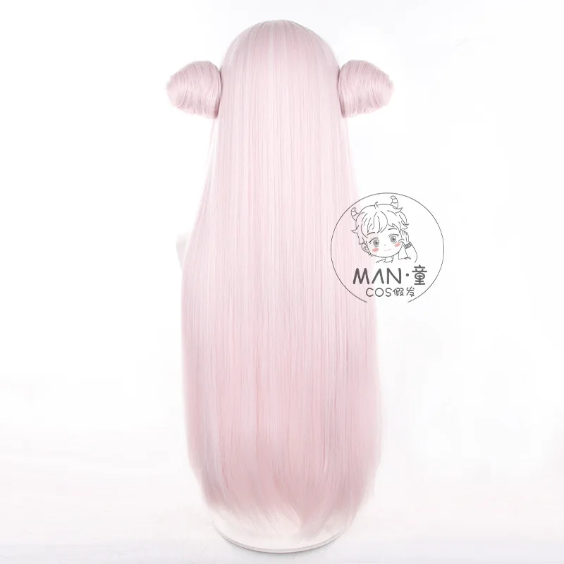 마법소녀와 악의 중위는 치명적인 적이었다 신모리 비야쿠야 코스프레 가발 두피 탑 헤어 번 할로윈