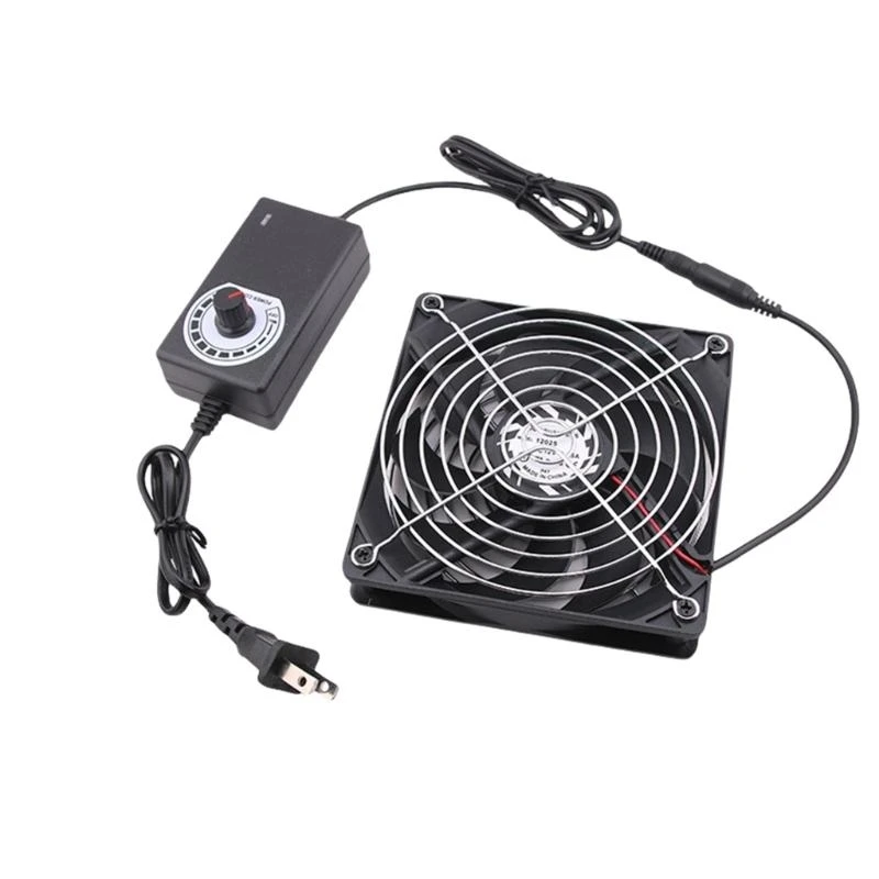 

120mm Case Fan 12V PC Fan Computer Fan Adjustable Wind Speed PC Fan 220V 240V Fan 2750RPM Fan for PC Laptop 0XLA