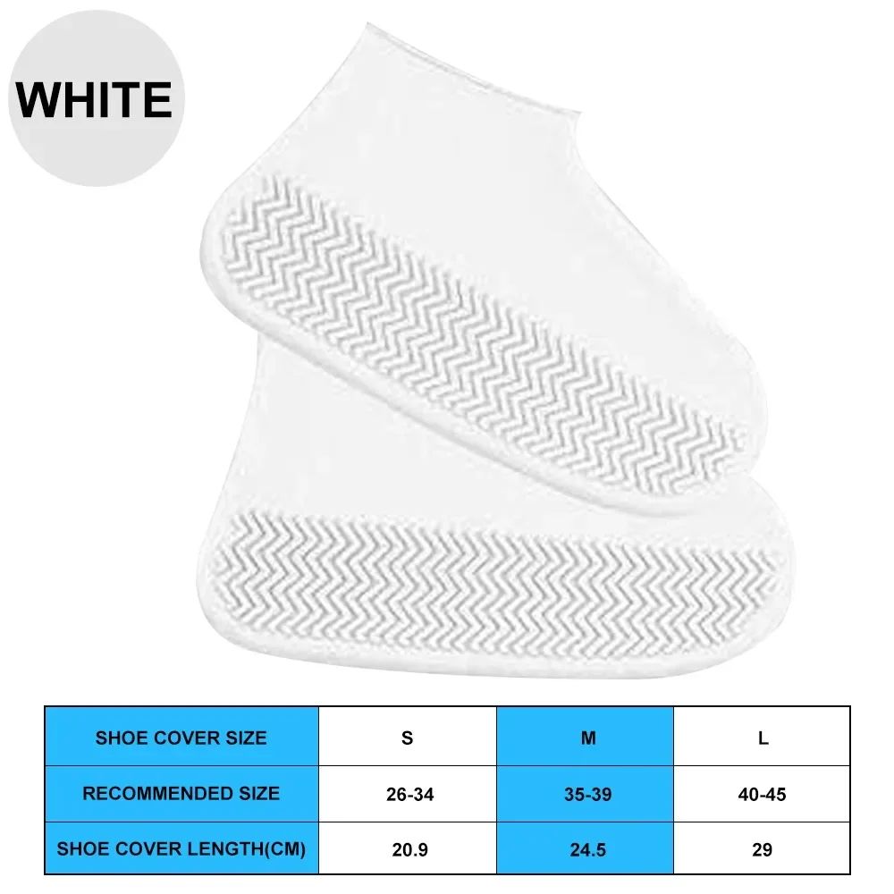 Waterdichte overschoenen Siliconen antislip regenlaarzen Unisex sneakersbeschermer voor regenachtige dagen buiten Herbruikbare regenschoenovertrek
