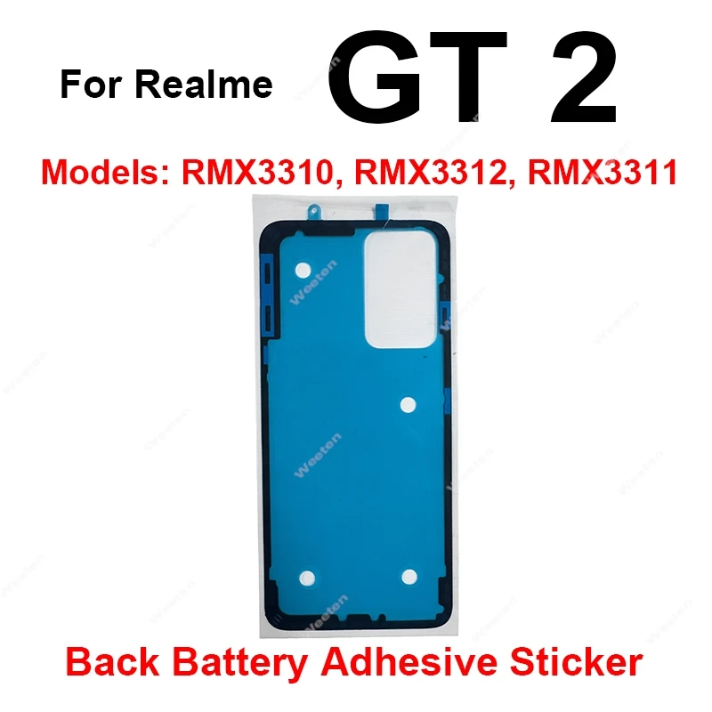 Klej do tylnej obudowy baterii Realme GT GT 2 Master Explorer GT Neo Flash 2 2T 3 3T Pro, naklejka na tylną obudowę baterii — zdjęcie produktu 6