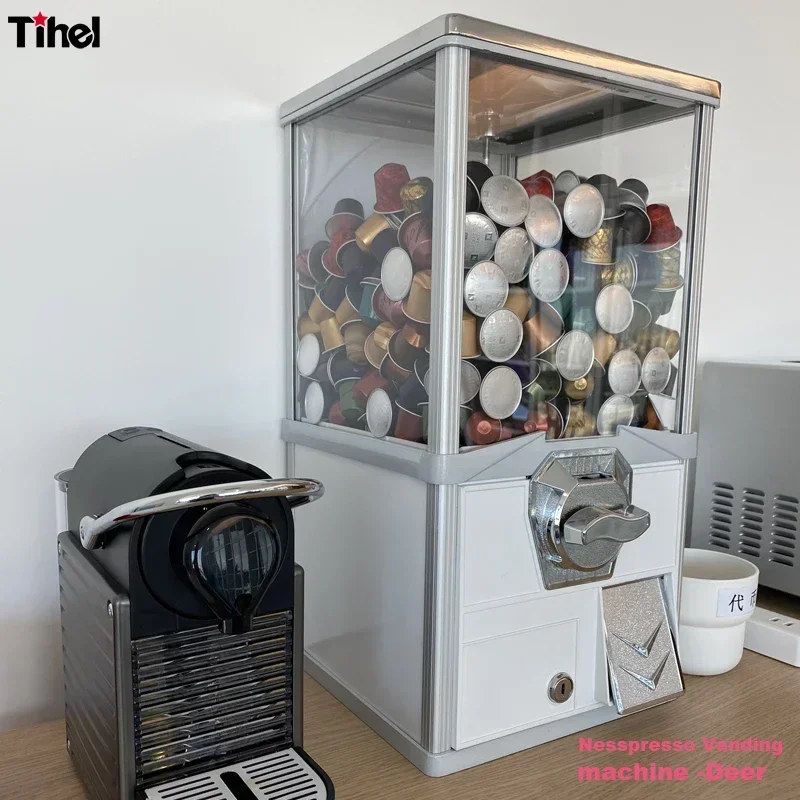 Coin-operated egg twister activity warm-up lottery machine capsule coffee toy vending machine free 100 balls 50 coins