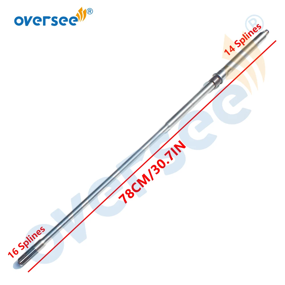 69W-45501-00 Long Drive Shaft  For Yamaha  F50 F60 OUTBOARD Motor 69W-45501-00;69W-45501;6C5-45501