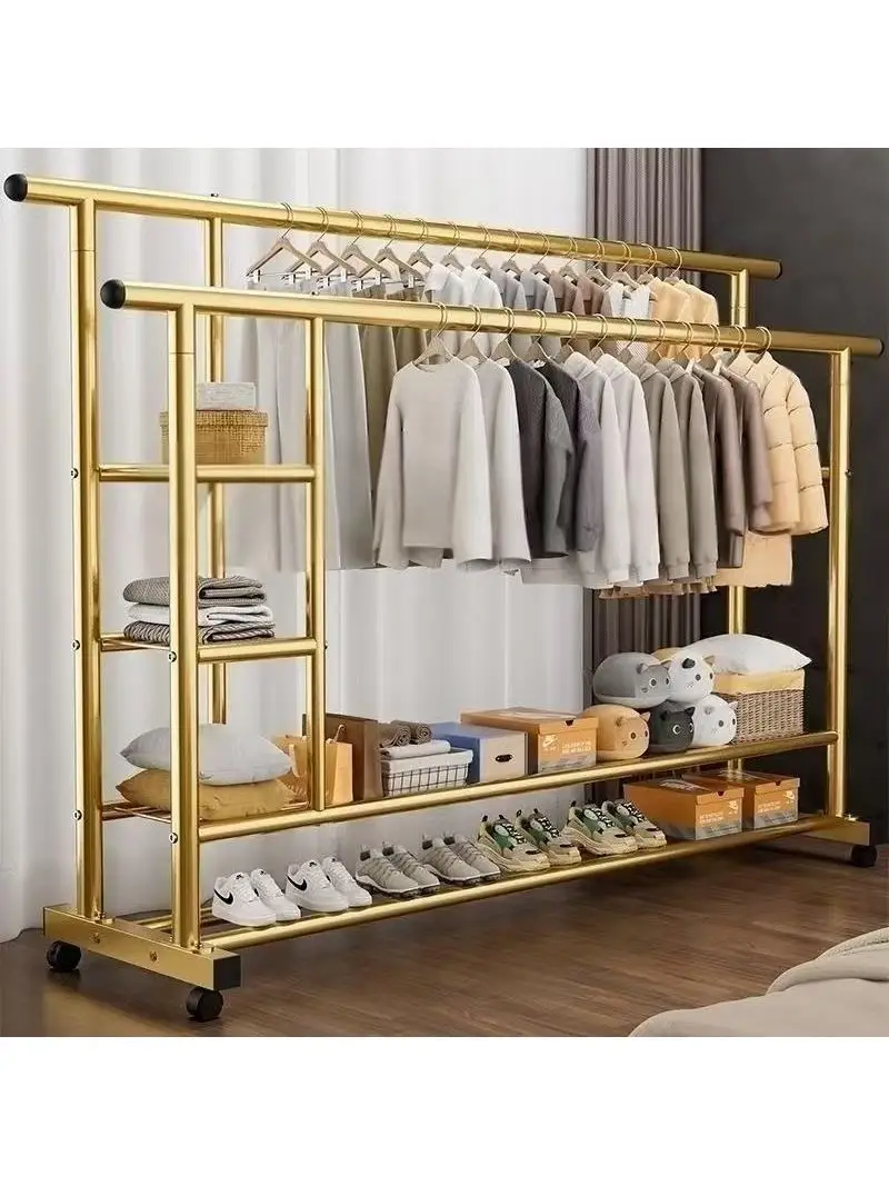 thickened-double-rod-dormitory-clothes-hat-rack-stand-vertical-bedroom-balcony-simple-hanging-clothes-rack-home-use-storage-o