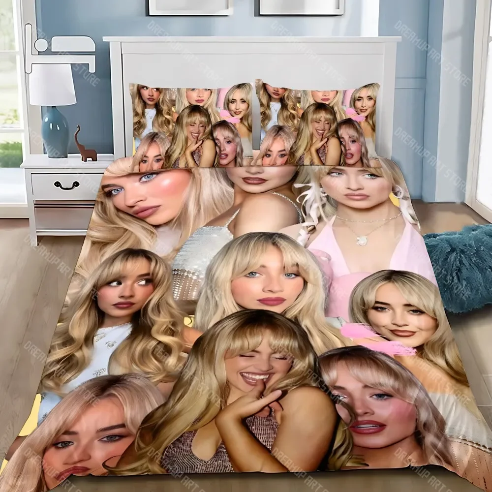 Singer Duvet Pillowcase Bedding Set Boy C-Carpenter Girl Bedroom Decoration Children Gift S-Sabrina Single Double Large Size