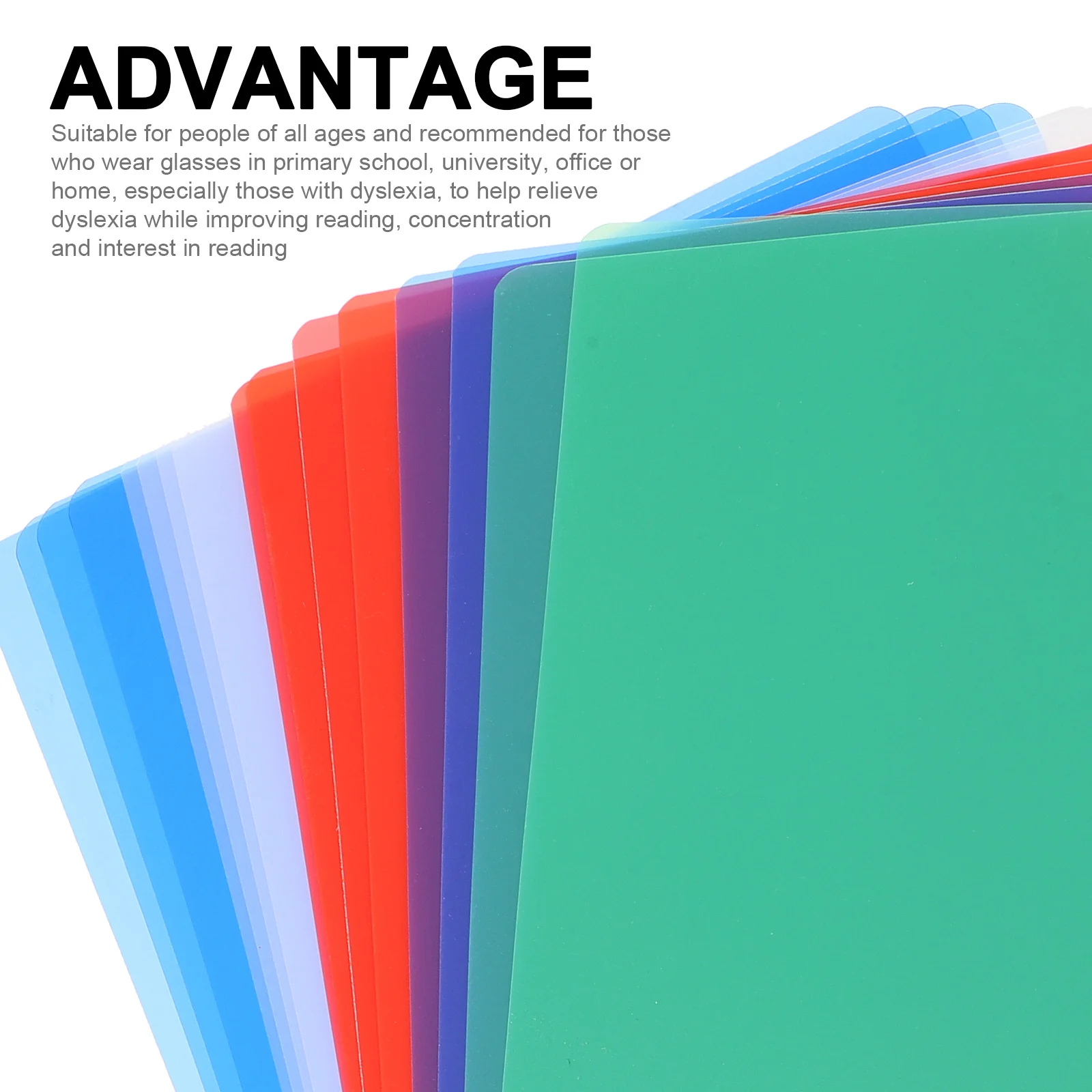 

16Pcs A4 Writing Pads Translucent Exam Boards Mixed Color Students School Office Reading Tools Supplies Office Supplies