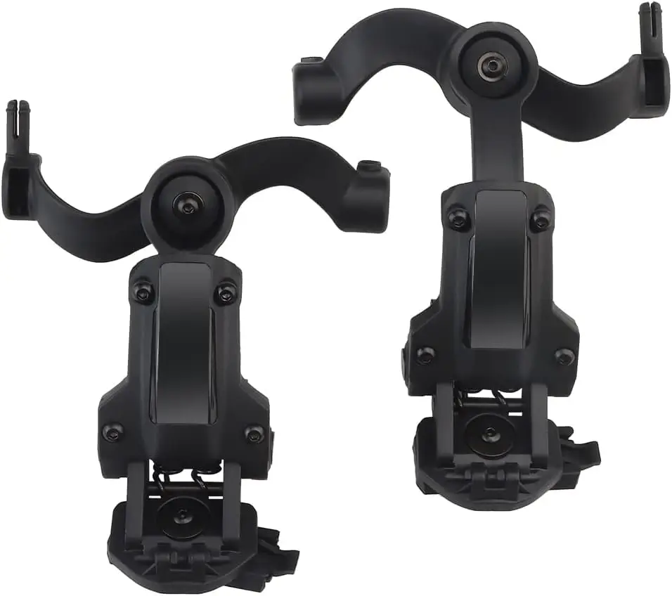 Multi-Hoek Rotatie Helm Rail Adapter Voor Tactische Headset Fit Ops Core Arc En Team Wendy M-LOK Rail