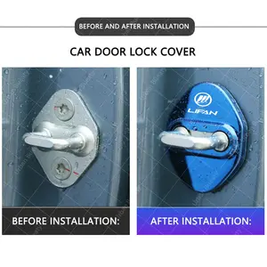 Auto -Tür -Schlossabdeckung Embleme Auto Case an Lifan Breez Loto Myway M7 720 820 x50 x70 x80 620 630 650 Automobilzubehör 6 Hauptverkaufsleben 620 Stück - №6