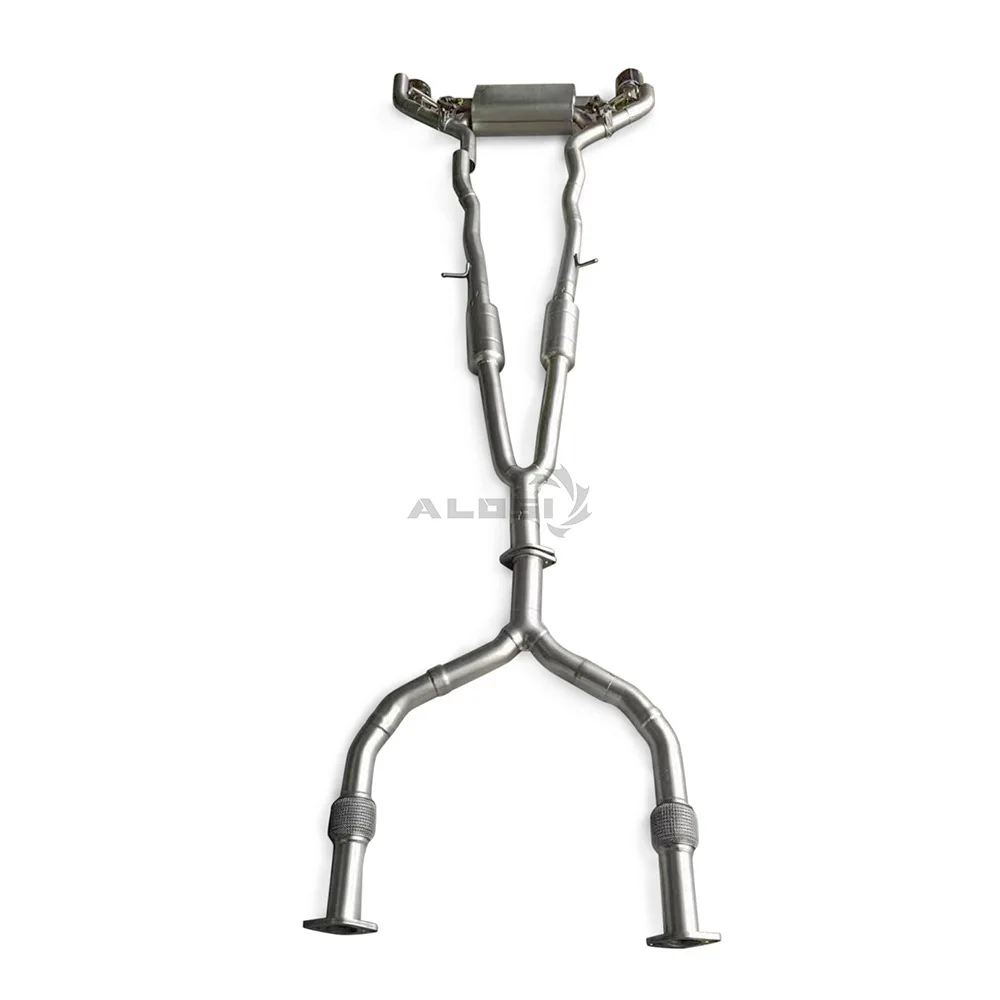 

Suitable for Infiniti Q50 3.0T 2017-2024 Muffler with Controller Stainless Steel Cat Back Exhaust