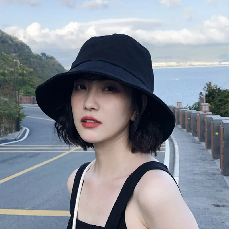 Sunscreen Hat Breathable and Versatile Fashion Bucket Hat 56-58cm Unisex Style UV Resistant Hat