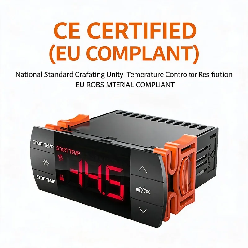 Thermostat EK-3021 intelligent temperature controller, dual sensor refrigeration and defrosting alarm