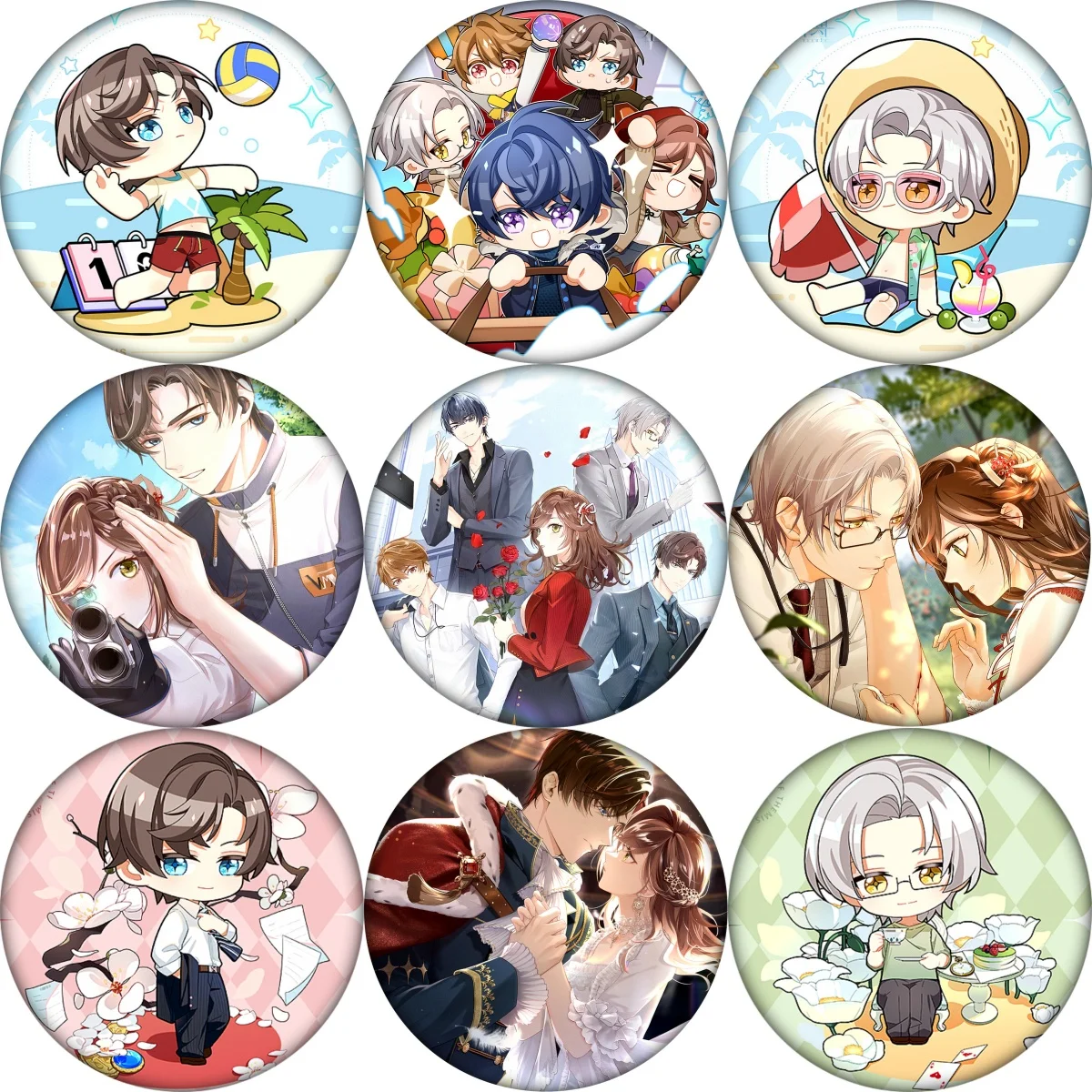 

58MM Tears of Themis Cosplay Badge Anime Brooch Pin Accessories For Clothes Backpack Decoration gift