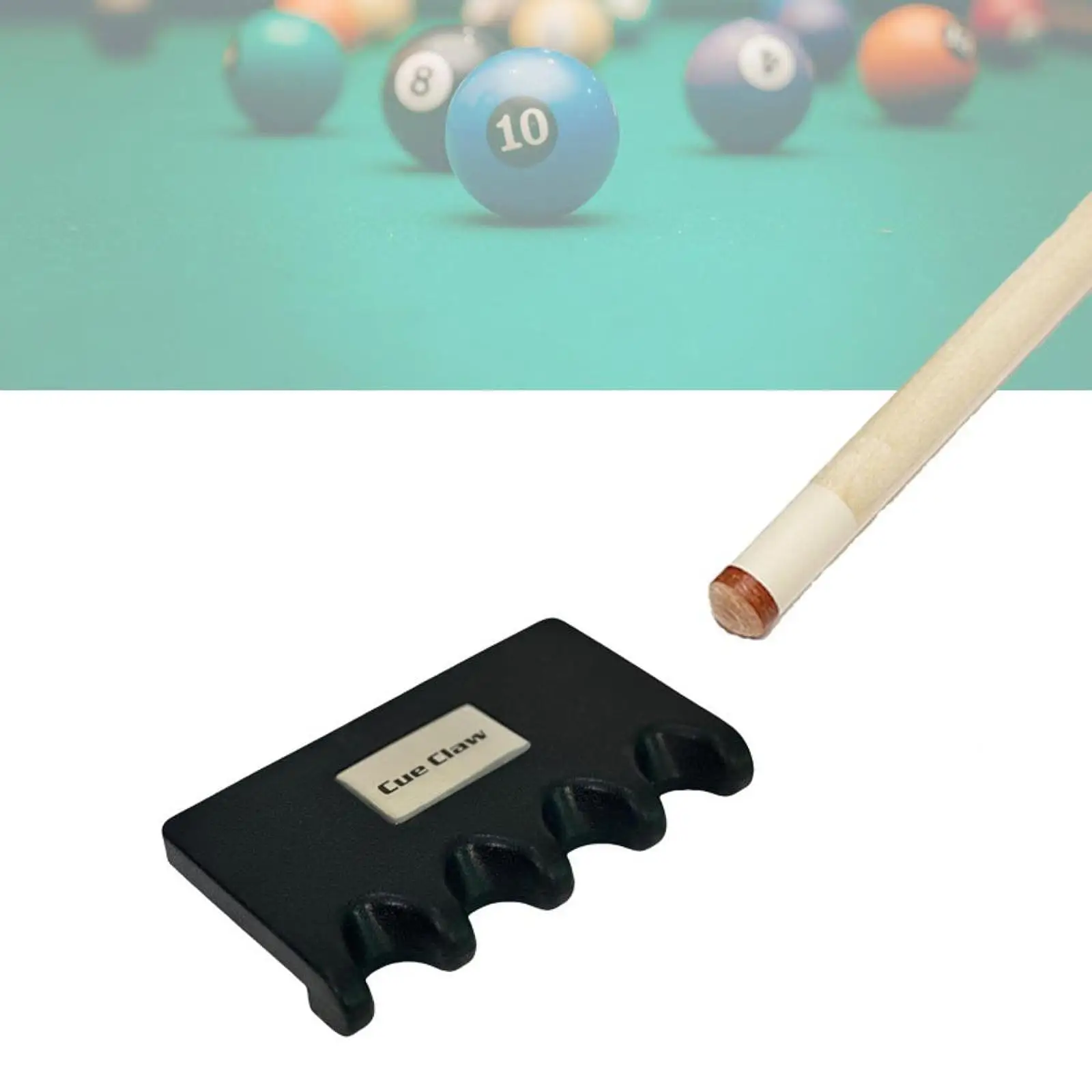 

Professional Billiard Cue Stick Rack Nonslip Rubber Holder for Pool Table Billiards Cue Storage Organizer