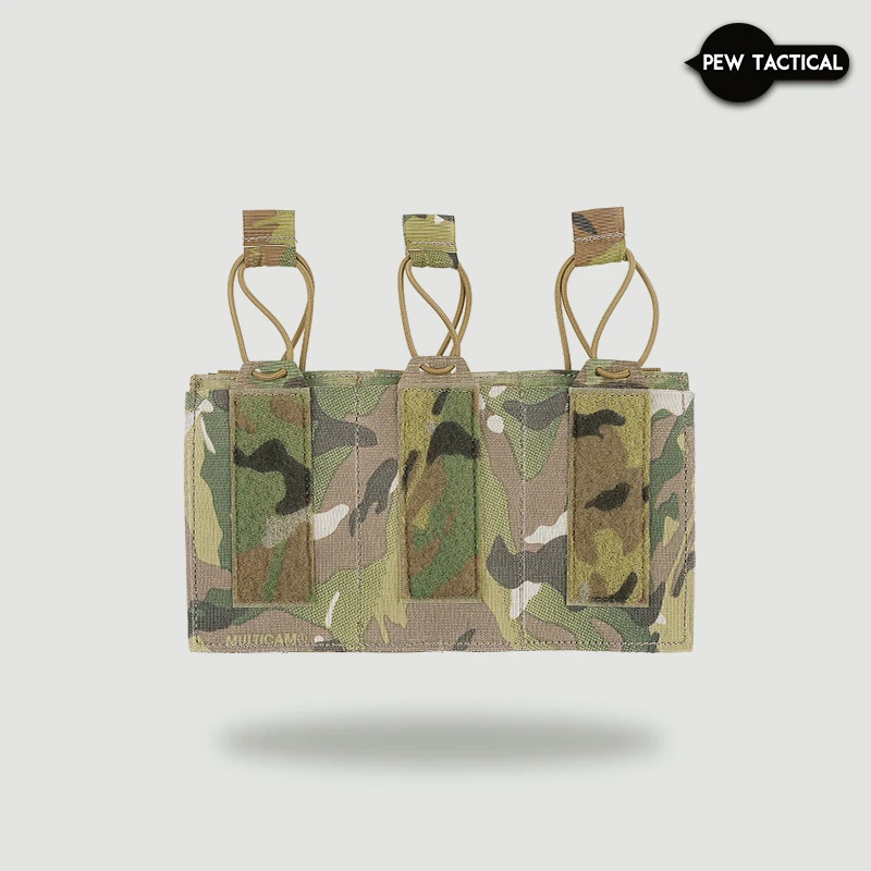 PEW TACTICAL SS Molle Triple Elastic Mag Bag Magazine Pouch Holder Multi-Purpose 556 Tool Kit PH107