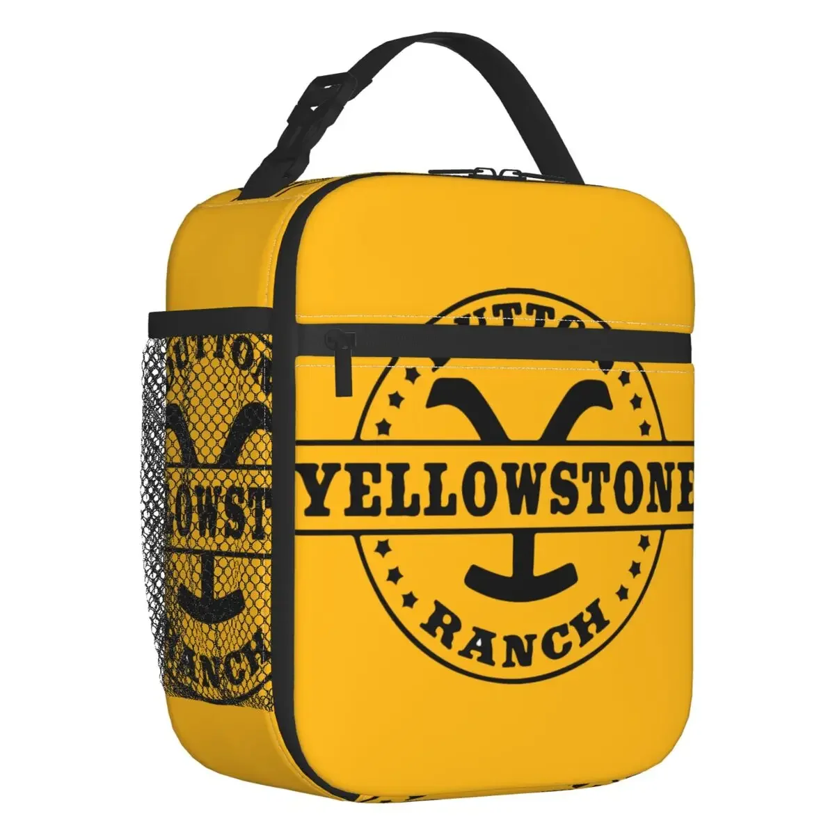 

Custom Dutton Ranch Yellowstone Lunch Bag Men Women Cooler Warm Insulated Lunch Box for Kids School Children